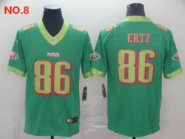 Men's Philadelphia Eagles #86 Zach Ertz Jersey NO.8;